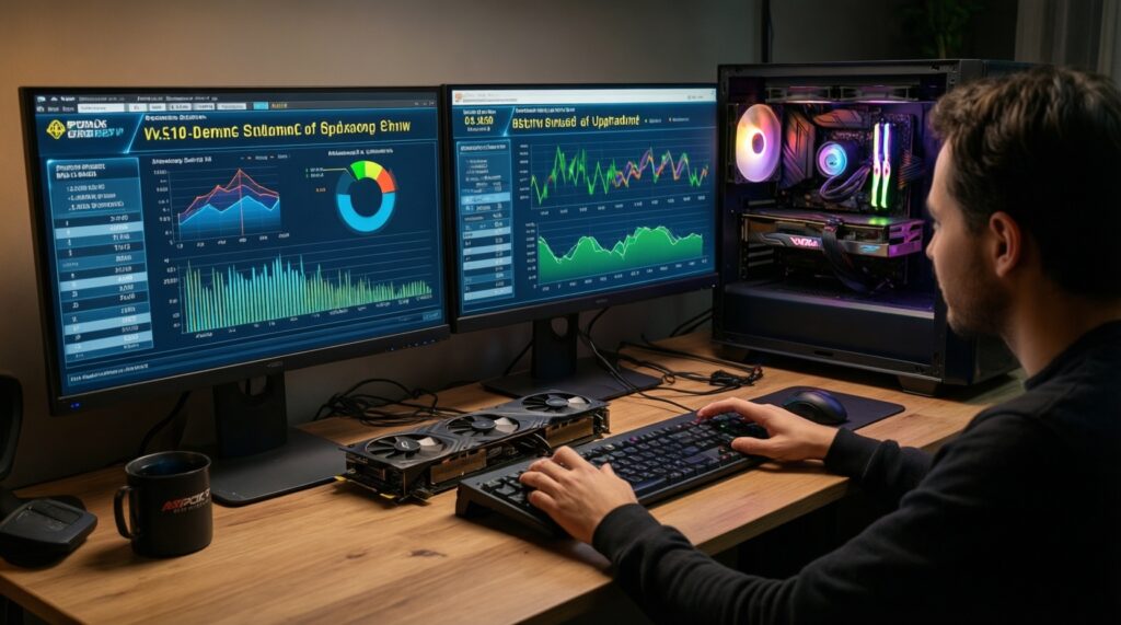 วิธีอัปเกรดพีซีให้คุ้มที่สุด: เปลี่ยนชิ้นไหนก่อนเพื่อเห็นผลชัด (SSD/RAM/GPU/CPU) - иллюстрация