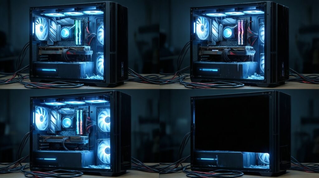 อาการคอมค้าง/จอฟ้า (BSOD): วิธีไล่สาเหตุจาก RAM, SSD, ไดรเวอร์ และความร้อน - иллюстрация
