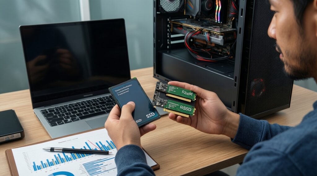 อัปเกรดอะไรให้รู้สึกแรงขึ้นที่สุด: SSD ก่อนหรือ RAM ก่อน หรือเปลี่ยนการ์ดจอ - иллюстрация