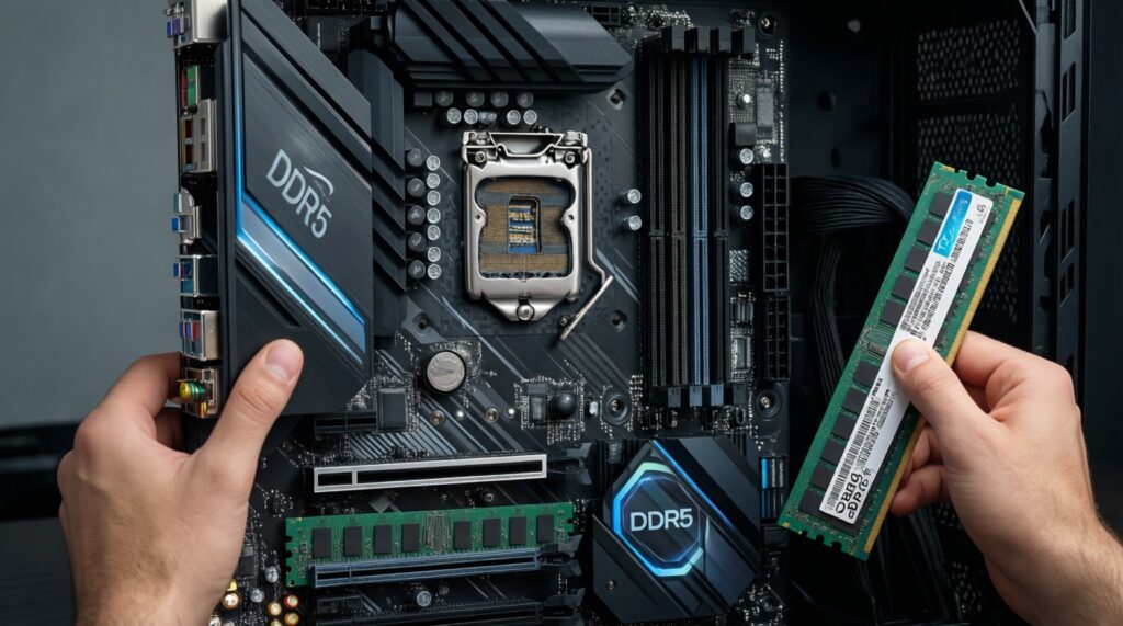 RAM ควรเท่าไรและบัสสำคัญแค่ไหน: DDR4 vs DDR5 พร้อมแนวทางอัปเกรดในอนาคต - иллюстрация