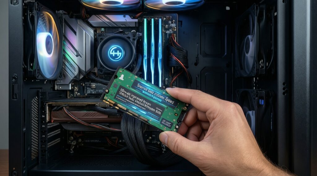 อัปเกรดแบบคุ้มที่สุด: เปลี่ยนอะไรก่อนระหว่าง SSD, RAM, GPU, CPU - иллюстрация