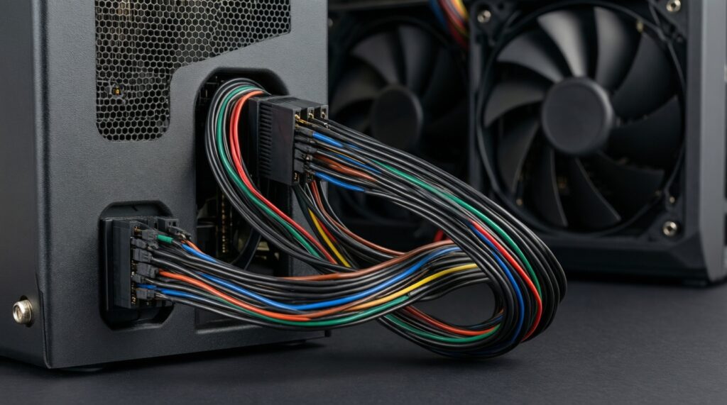 จัดสาย (Cable Management) ให้ลมไหลดี: ลดฝุ่น ลดอุณหภูมิ เพิ่มความสวยงาม - иллюстрация