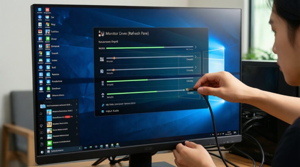 เลือกจอให้เหมาะกับการ์ดจอ: 1080p/1440p/4K, Hz, และ VRR (G‑Sync/FreeSync) - иллюстрация
